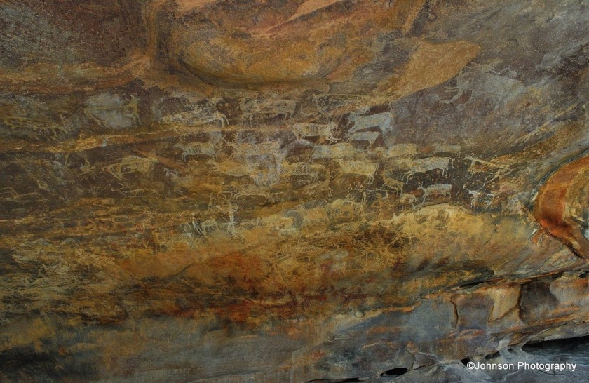 The rock paintings of Bhimbetka 