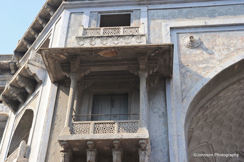 One of the balconies of Azam Khan Sarai 